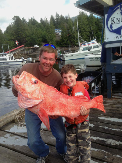 Summer fishing in Alaska 