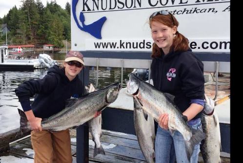 family alaskan fishing trip