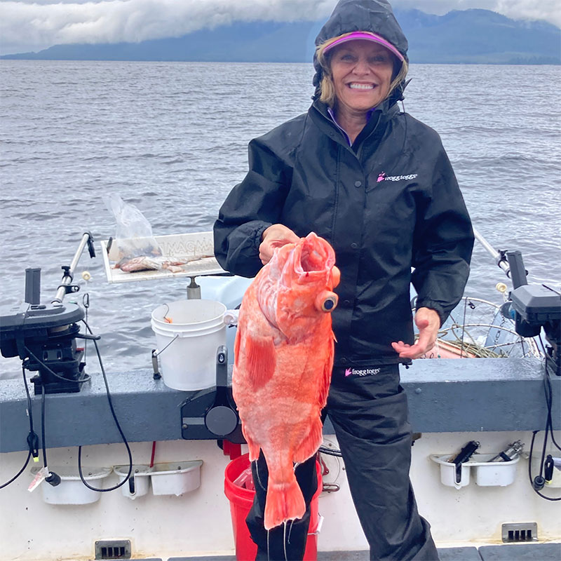 Rockfish Caught While Fishing in Ketchikan Alaska
